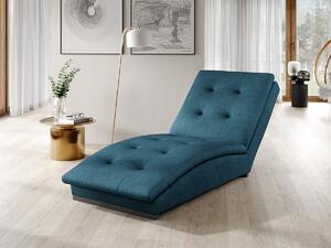 Chaise longue Cervinia poltrona divano relax - Tessuto blu