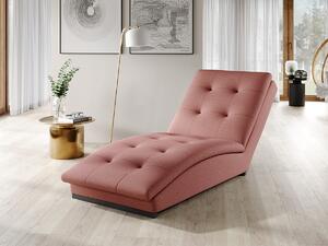 Chaise longue Cervinia poltrona divano relax - Tessuto rosa