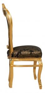 Poltrona stile francese Luigi XVI in legno massello di faggio