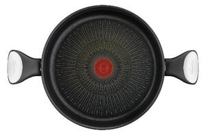 LAGOSTINA Tegame a Induzione in Alluminio 2 Manici cm 24 Utilizzabile in Forno colore Nero - Unlimited