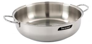 BARAZZONI Tegame a Induzione in Alluminio 2 Manici Utilizzabile in Forno cm 28 - Bonita