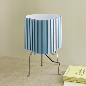 HAY Lampada da tavolo Canelé, Blu, Soggiorno / Sala da pranzo, Tessuto / Stoffa / Seta, Design, Lampada da tavolo