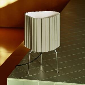 HAY Lampada da tavolo Canelé, Verde, Soggiorno / Sala da pranzo, Tessuto / Stoffa / Seta, Design, Lampada da tavolo