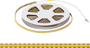 Striscia LED COB 24V 12W/m Tagliabile ogni 8mm Professionale IP20 - 5 metri