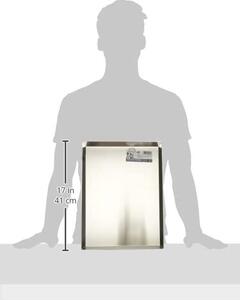 Pentole Agnelli Teglia Forno per Pizza Rettangolare in Alluminio 40 x 30 cm colore Argento - Pasticceria