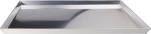 Pentole Agnelli Teglia Forno per Pizza Rettangolare in Alluminio 45 x 35 cm colore Argento - Pasticceria