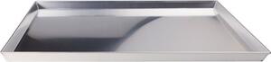 Pentole Agnelli Teglia Forno per Pizza Rettangolare in Alluminio 35 x 28 cm colore Argento - Pasticceria