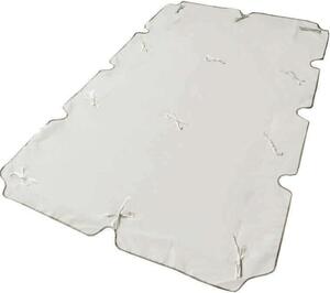 VivaGarden Telo Copertura per Dondolo da Giardino in Poliestere Dimensioni 200x112x1 cm colore Bianco