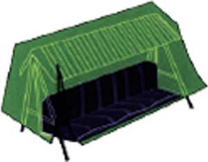 Domus Telo Copertura per Dondolo da Giardino in Polietilene Dimensioni 240x135x200 cm colore Verde