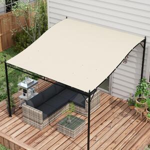VivaGarden Telo Copertura per Pergola 3x3 m in Poliestere con 16 Fori di Drenaggio 297x297 cm colore Beige