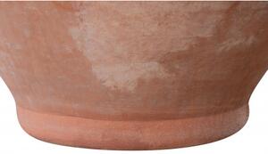 Giara liscia invecchiata, in terracotta toscana 100% Made in Italy interamente Lavorata a Mano L70xPR70xH84 cm