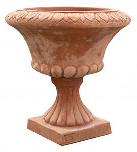 Vaso coppa in Terracotta 100% Made in Italy interamente Lavorata a Mano