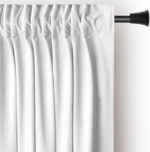 Tenda parzialmente oscurante bianca in velluto 140x245 cm Pleat – Restilo