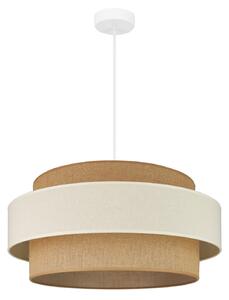 Lampada a sospensione Duolla, Space, Beige, Camera da letto, Tessuto / Tessile, Giovanile