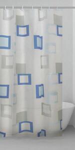 GEDY Tenda da doccia Materiale PEVA 180x200 cm colore Azzurro / Grigio - TVI 1349 1830 G-Frame