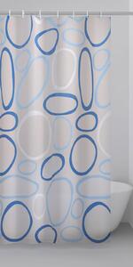 GEDY Tenda da doccia Materiale PEVA 240x200 cm colore Azzurro - TVI 1344 2430 G-Ciotoli