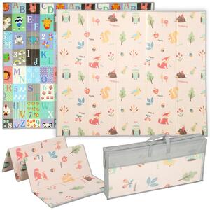 AIYAPLAY Tappeto per Bambini 0-3 Anni con Numeri e Lettere e Superficie Impermeabile, in XPE Multicolore, 176.5x148x1 cm | Aosom Italy