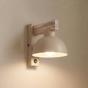 Applique da parete Oslo TK Lighting, dimmerabile, Crema / Ambra, Soggiorno / Sala da pranzo, Metallo, Moderno, Applique