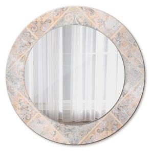 Specchio rotondo stampato Mosaico squallido fi 50 cm