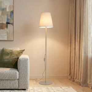 Lampada da terra Elizabeth TK Lighting, Crema / Ambra, Soggiorno / Sala da pranzo, Tessuto / Stoffa / Seta, Moderno, Lampada da terra