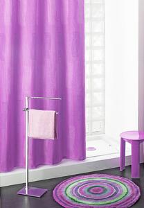 GEDY Tenda doccia vasca moderna in poliestere 240 x 200 cm colore Lilla - 111/CO124 Serie G-Monocromo