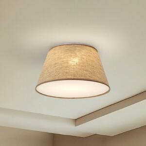 Plafoniera soffitto Formo TK Lighting, dimmerabile, Crema / Ambra, Soggiorno / Sala da pranzo, Tessuto / Stoffa / Seta, Moderno, Plafoniera