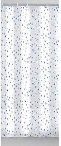 GEDY Tenda per doccia in plastica 180 x 200 cm "Rugiada" - Azzurro TVI 1338 1830