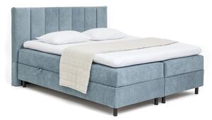 Letto boxspring blu con contenitore 180x200 cm Elva Bold Line – Bonami Selection