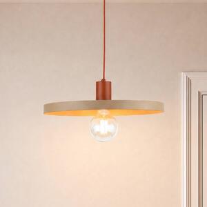 Lampada a sospensione Sila TK Lighting, dimmerabile, Crema / Ambra, Soggiorno / Sala da pranzo, Metallo, Moderno, Lampada a sospensione