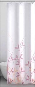 GEDY Tenda per doccia in tessuto 180 x 200 cm "Flora" - Rosa e Giallo TTE 1320 1830