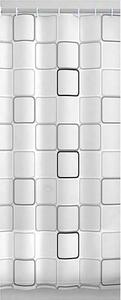 GEDY Tenda per doccia in plastica 240 x 200 cm "Domino" - Grigio TVI 1329 2430