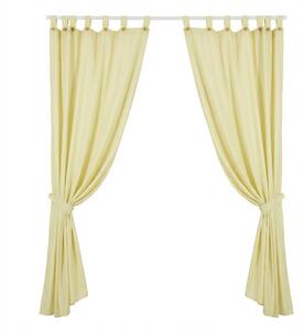 Italy Tenda per Gazebo con Passanti e Bottoni 140x270h cm colore Panna Tipo Lux - ID1881
