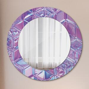 Specchio rotondo stampato Abstract surreal fi 50 cm