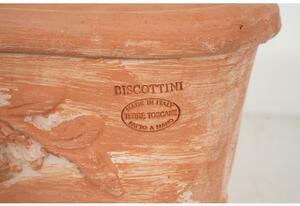 Cassetta cesta in Terracotta 100% Made in Italy interamente Lavorata a Mano