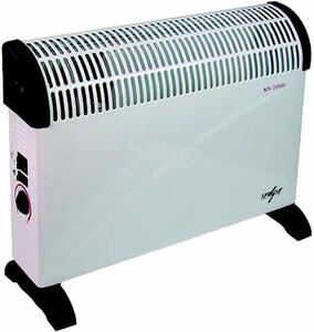 Syntesy Termoconvettore Pavimento Stufa elettrica per Riscaldamento Ventilazione Potenza 2000 Watt Termostato regolabile Bianco - DL01S
