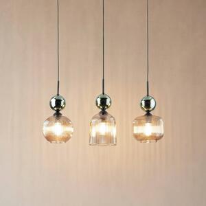 Lampada a sospensione Sophia TK Lighting, dimmerabile, Verde, Soggiorno / Sala da pranzo, Vetro, Moderno, Lampada a sospensione