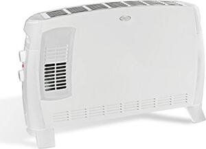 Argo Termoconvettore Stufa elettrica per Riscaldamento Potenza 2000 Watt con Termostato colore Bianco - Jazz