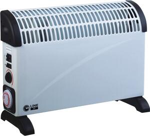 DecHome Termoconvettore Stufa elettrica per Riscaldamento Potenza 2000 Watt con Termostato colore Bianco - SMDL01B
