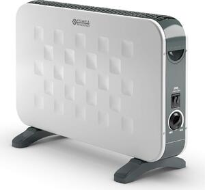 OLIMPIA SPLENDID Termoconvettore Stufa elettrica per Riscaldamento Potenza 2000 Watt con Termostato - 99296 CALEO METAL