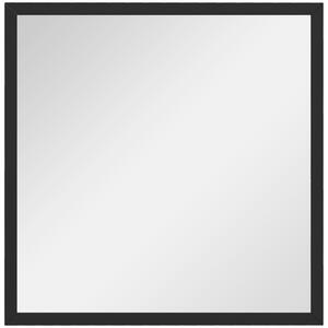 HOMCOM Specchio da parete quadrato con ganci, 50x50 cm, Nero | Aosom Italy