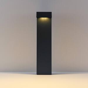 Molto Luce Lampione a LED ATO, altezza 45 cm, accensione/spegnimento, antracite, IP65, ATO, Nero, Alluminio, Moderno