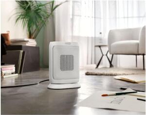 De Longhi Termoventilatore Capsule You&Me Ceramico da Pavimento Stufa Elettrica Potenza 2000 Watt colore Bianco - HFXR40T20.WB