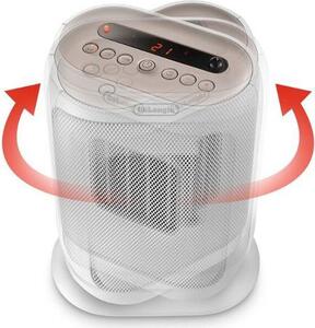 De Longhi Termoventilatore Capsule You&Me Ceramico da Pavimento Stufa Elettrica Potenza 2000 Watt colore Bianco - HFXR40T20.WB