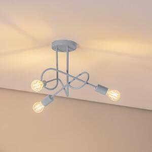 Plafoniera soffitto Oxford HELAM, dimmerabile, Blu, Soggiorno / Sala da pranzo, Metallo, Plafoniera