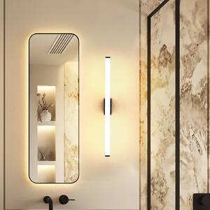 Molto Luce Applique da parete VINA S, Nero, Bagno, Alluminio, Moderno, Applique