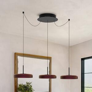 Molto Luce Lampada a sospensione LORA III, dimmerabile, Nero, Soggiorno / Sala da pranzo, Metallo, Moderno, Lampada a sospensione