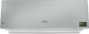 Argo Termoventilatore da parete Ceramico Stufa elettrica Potenza 2000 Watt con Telecomando e Timer - CHIC SILVER