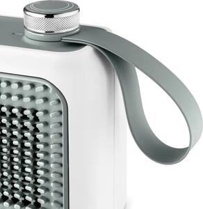 De Longhi Termoventilatore Stufa elettrica da Scrivania 360 Watt colore Bianco e Verde Salvia - HFX10B03.GR Capsule Desk