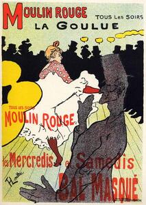 Toulouse-Lautrec, Henri de - Stampa artistica La Goulue, (30 x 40 cm)