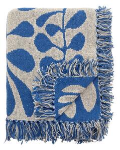 Coperta blu 130x160 cm Nevine - Bloomingville